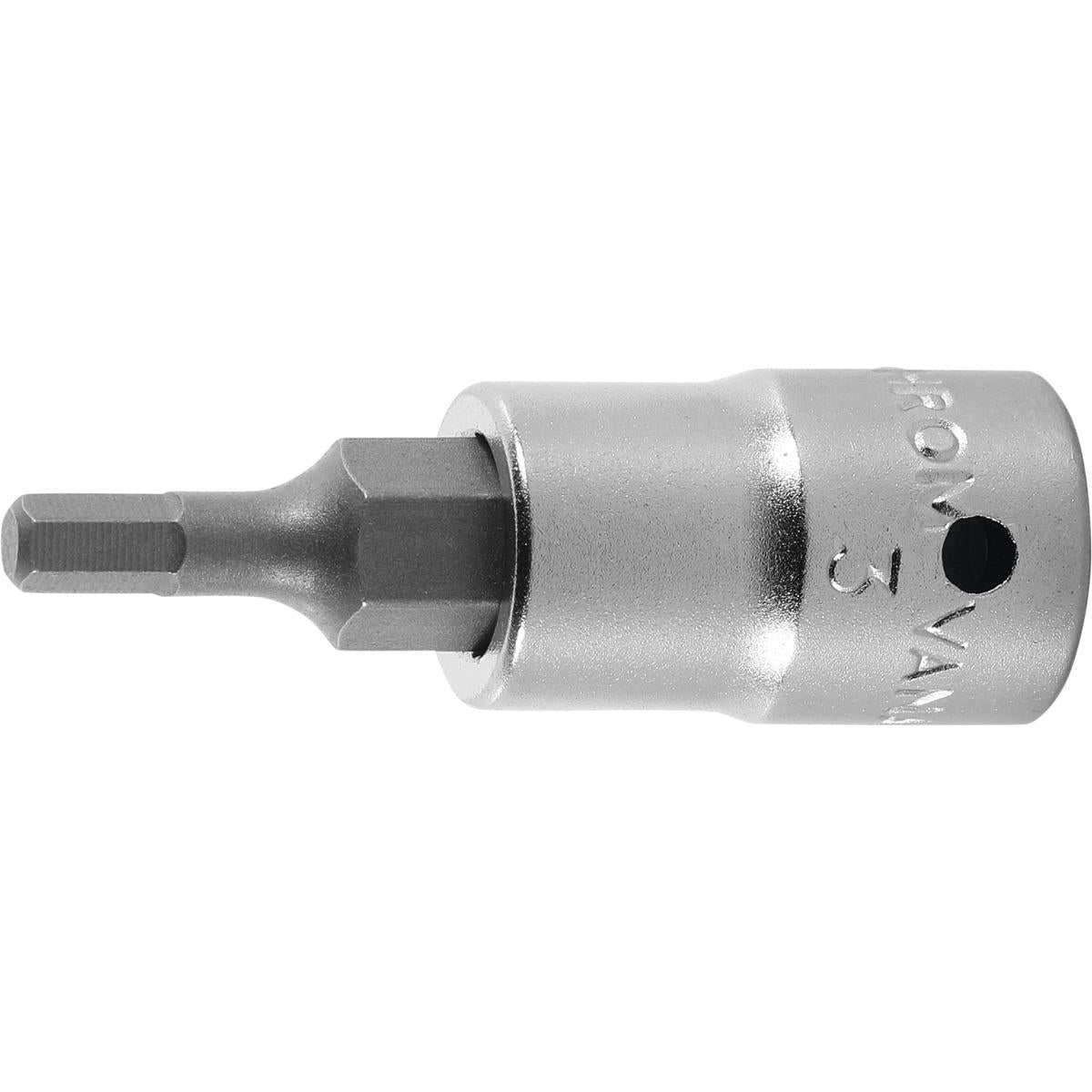 ĐẦU LỤC GIÁC SIZE 3 VUÔNG 1/4 INCH HOLEX 631720 ĐẦU LỤC GIÁC SIZE 3 VUÔNG 1/4 INCH HOLEX 631720